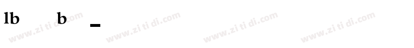 LBembo Bold字体转换